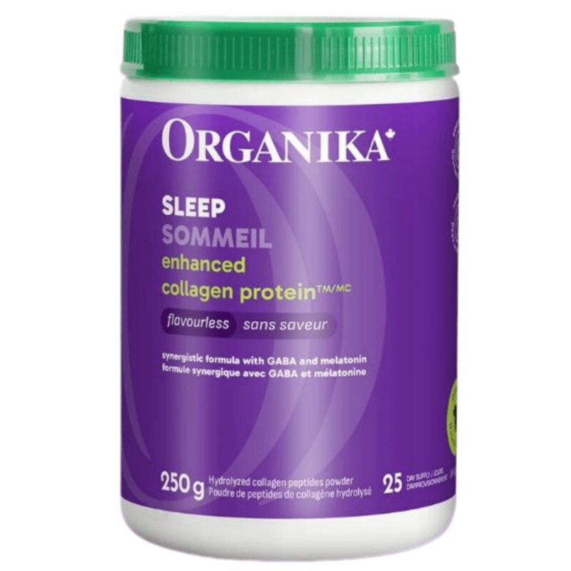 加拿大Organika奥加尼卡增强型睡眠款胶原蛋白肽粉GABA深度好睡眠