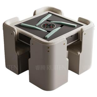 睿腾正品实木全自动麻将机小户型多功能餐桌麻将桌茶桌一体机麻