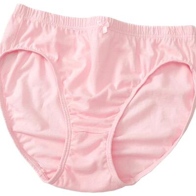 简约风透气高腰宽松全棉5条内裤