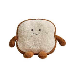 抱枕沙发客厅儿童靠枕异形吐司高级新款奶油风可拆洗抱枕套靠垫