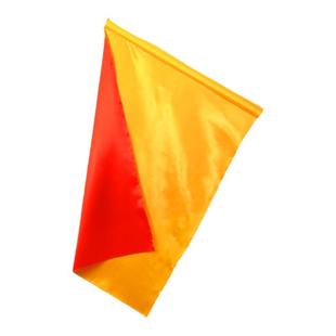 红黄双面旗子舞台跳舞红旗表演学校道具运动会方阵旗课间体操表演手摇旗帜