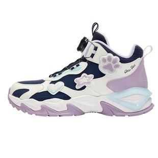 商场同款乔丹童鞋女童棉鞋2026冬季新款加绒加厚儿童运动鞋纽扣鞋