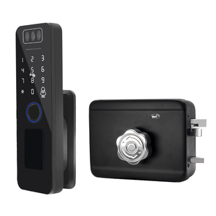 罗帝斯3D人脸老式铁门智能锁安装牛头锁大铁门智能锁指纹锁密码锁