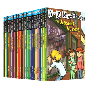 A to Z Mysteries神秘案件 字母版全套26册 14册系列套装 神秘事件 小学初级章节书 神秘案件英文版 儿童侦探小说 Ron Roy
