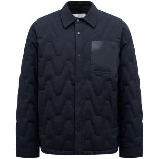 LINCCHIC金羽杰2025年春新款羽绒服衬衫式轻薄羽绒外套上衣男1518