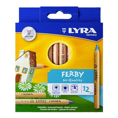 德国LYRA艺雅粗杆原木彩色铅笔