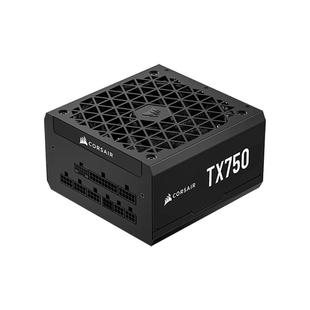 美商海盗船TX额定750/850/1000W台式机ATX3.0/金牌认证全模组电源