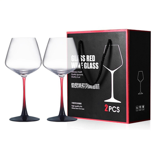 欧式水晶红酒杯 玻璃杯高脚杯葡萄酒杯架 醒酒器商用家用礼盒套装