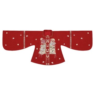 雨瀚黎【骏燕迎新】原创明制汉服方领补服马面裙红色拜年服套装女