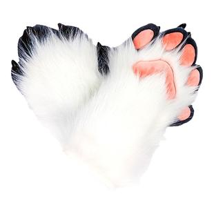 Furry【Gentlefur】五指兽爪 毛绒兽装手套 fursuit五指舒适热销