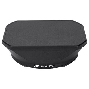 JJC 适用富士XF 18-55方形遮光罩XF 14mmF2.8 R镜头XT5 XT30II XT4 XT20  XT30 XS10相机镜头复古遮阳罩配件