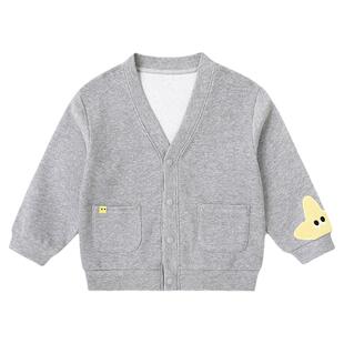 嘟嘟家儿童外套男童针织开衫宝宝春装女童休闲上衣春季韩版童装潮