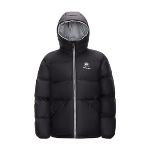 张予曦同款熊猫户外羽绒服2025新款高蓬90鸭绒面包服外套女双面穿