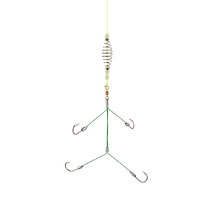 二代特猛鲢鳙钩双层3+3钩八字三叉马成品子线双钩花白鲢爆护鱼钩