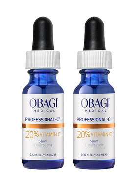 【自播间领大额券】Obagi/欧邦琪维C焕活修护精华20%12.5ml*2