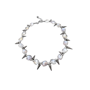 choker/.不规则铆钉暗黑项链嘻哈朋克y2k亚文化嘻哈潮流男女颈链