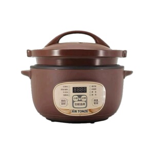 天际全自动电砂锅2-3L砂锅粥煲仔饭陶瓷焖炖煲汤红烧肉1-4-5人