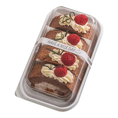 蛋糕卷瑞士卷切块桃酥盒子烘焙