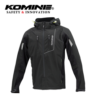 KOMINE春夏连帽休闲网眼骑行服摩托车骑士服男女透气防摔服JK-112