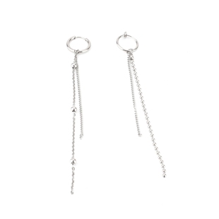 防弹少年团金泰享长款耳环男 超长流苏不褪色百搭耳夹女 气质耳钉