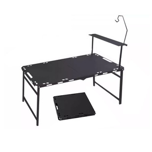 户外折叠桌战术桌露营桌子轻量化便携速开igt野营野炊烧烤野餐桌