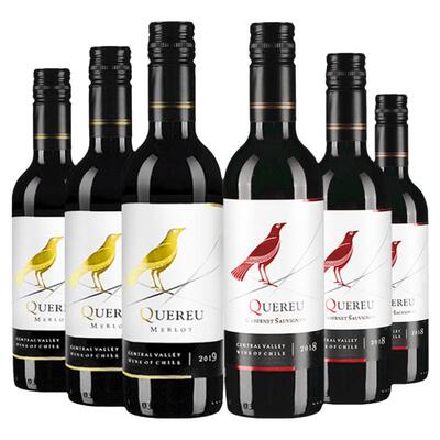 智利原瓶进口红酒梅洛赤霞珠