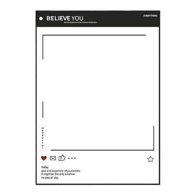 冰箱贴磁吸留言板可擦写磁力贴记事贴个性创意白板便利贴装饰日历