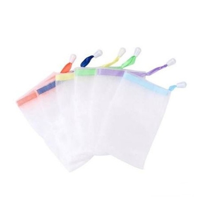 双层起泡网香皂肥皂束口网袋