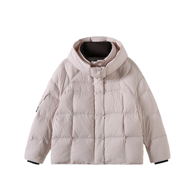 女童羽绒服冬季大童连帽保暖外套