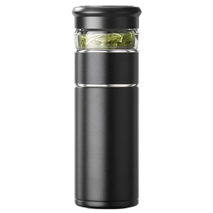 繁简保温杯一杯两用男士高档泡茶水杯办公室喝茶茶水分离定制刻字