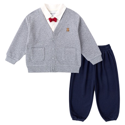 嘟嘟家男童套装春秋儿童外套裤子