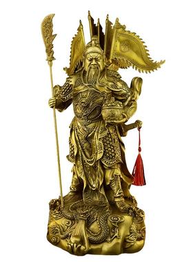 纯铜招财九龙关公店铺开业礼品