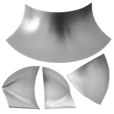 净化铝型材阴角阳角内三通二通圆弧连接配件铝合金门封车间门收口