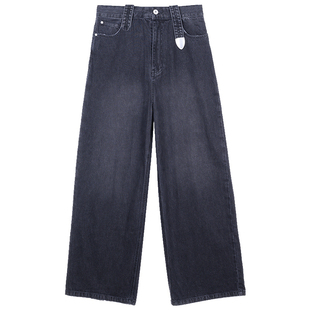 YOUWEI【优惠专属】下装牛仔长裤金属尾夹直筒裤Y5123304