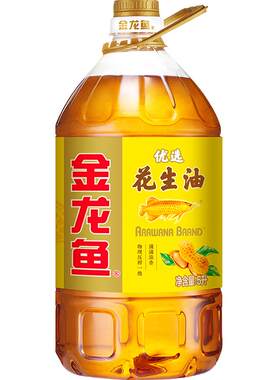 金龙鱼优选花生油5L×1桶×1组