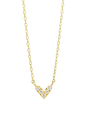 贩卖焦虑小巧细闪爱心项链纯银