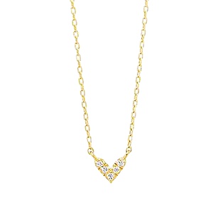 贩卖焦虑｜小巧细闪爱心小众精致通勤高级感项链女纯银颈链锁骨链