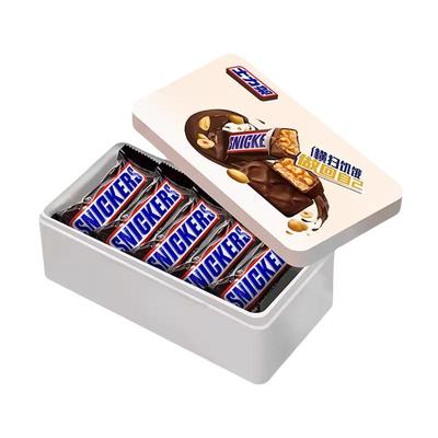 小小士力架10g*10支花生夹心巧克力铁盒装儿童节日送礼礼物糖果