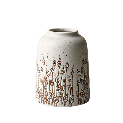 法式乡村风陶瓷小花瓶插花器摆件