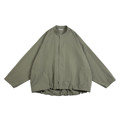 noears立领秋季宽松水洗夹克