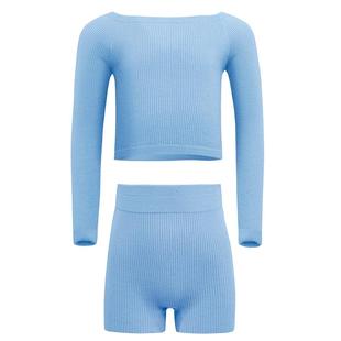 儿童舞蹈毛衣外套外搭长袖上衣女童芭蕾舞练功服体操服中国舞秋冬