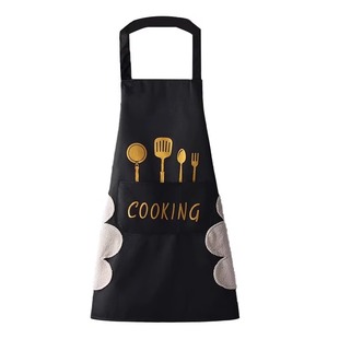 围裙家用厨房防水防油成人男女情侣款做饭上班工作服轻薄耐磨防污