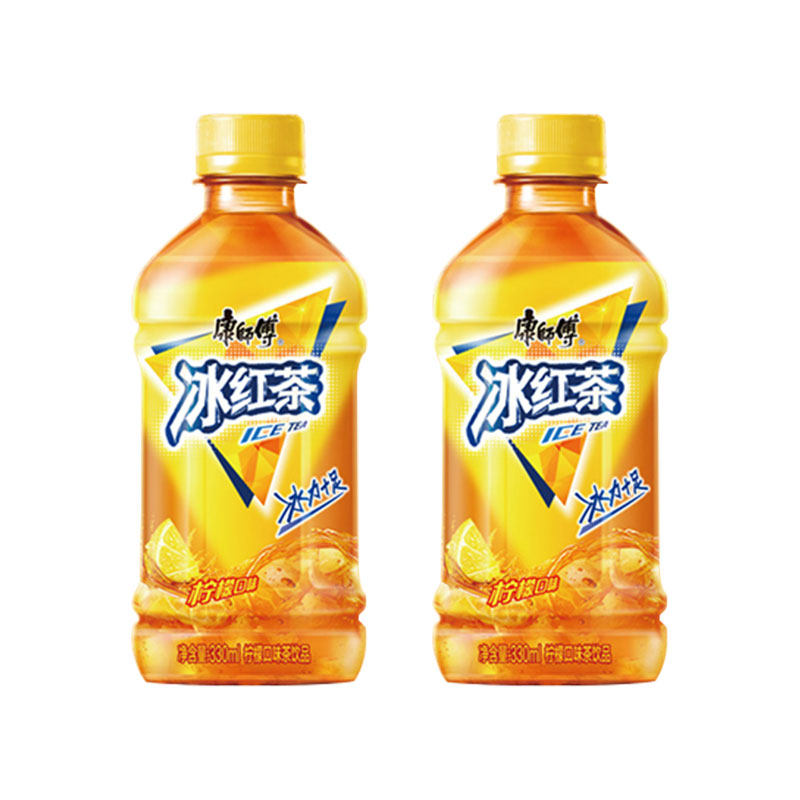 康师傅冰红茶330ML*2瓶解调味茶饮料