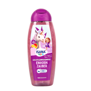 德国进口ISANA儿童洗发水香波水果香女孩柔顺洗发露300ml无泪配方