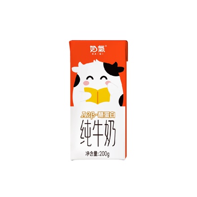 奶气原生高钙儿童牛奶200g*16盒