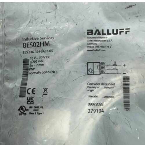 议价巴鲁夫BALLUFF电感式接近开关BES02HM BES 516-324-SA26-05