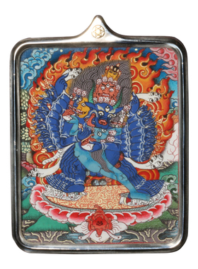 随身微唐吊坠男女铜壳布本