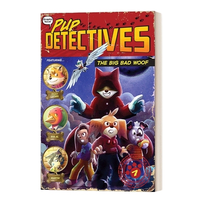 英文原版 Pup Detectives#7 The Big Bad Woof 小狗侦探7 大坏蛋 英文版 进口英语原版书籍