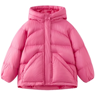 【无氟】MQD女童三防羽绒服2025冬季新款儿童轻柔面包羽绒外套