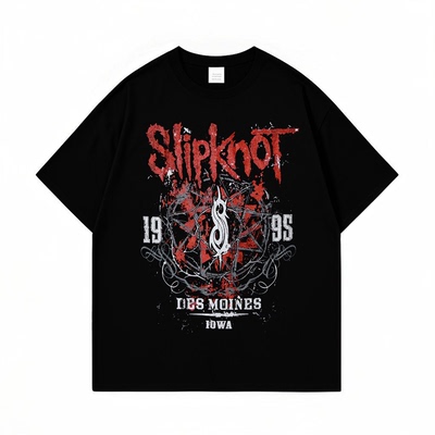 乐队摇滚印花短袖T恤男女款上衣